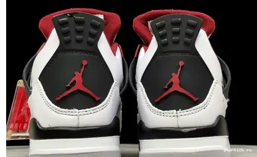 Red Fire 308497-160 4 308497-160 White Black Men Air Jordan 0517